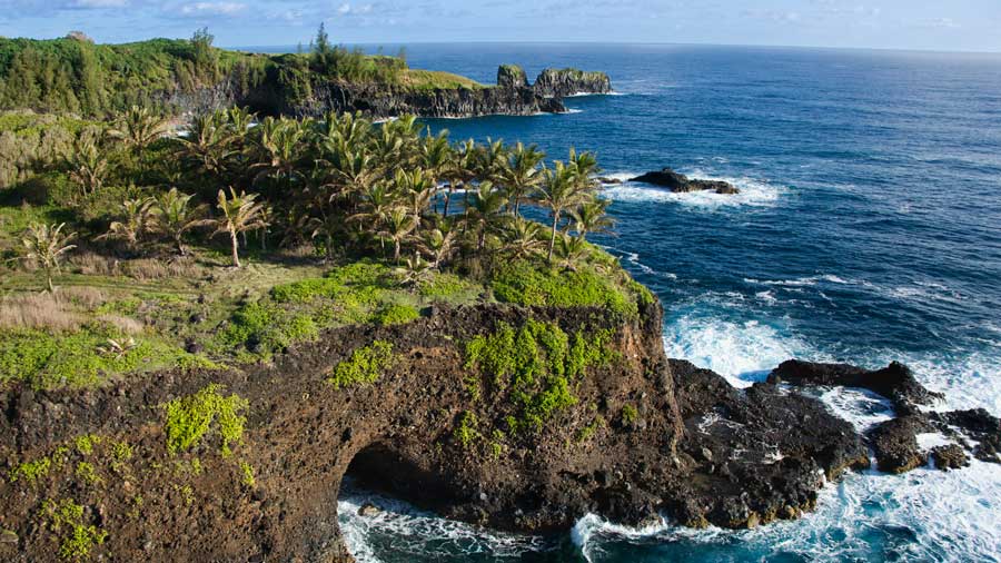 rocky Maui coast Hawaii